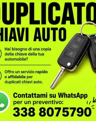 duplicato chiave auto Trieste