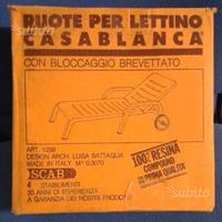 Ruote per lettino CASABLANCA - SCAB (originali)