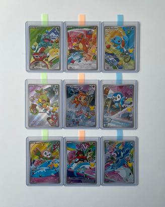 Pokemon Primi Compagni Full Set Starter ITA