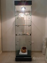 Vetrina espositore a colonna base 51 x 51 x 180 