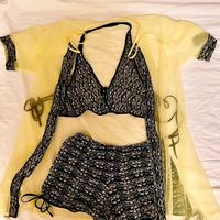 Set sexy pizzo semitrasparente