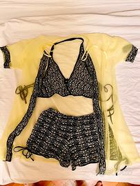 Set sexy pizzo semitrasparente