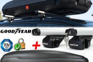 BAULE Box Tetto 400LT con BARRE per SAAB 9-3X 9-5