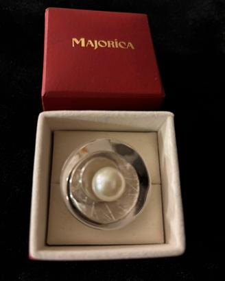 Grande anello con perla Majorica