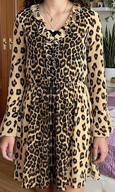 Vestito Silvian Heach leopardato  taglia XS