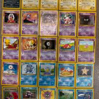50 carte Pokémon originali anni ‘90/inizio 2000