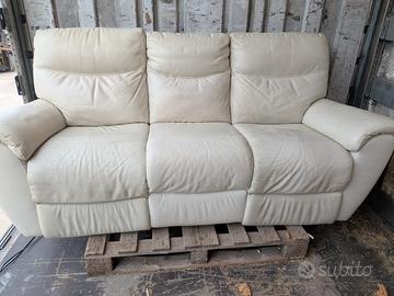 DIVANO PELLE ELETTRICO POLTRONE SOFA'