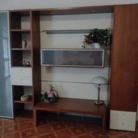 soggiorno Mig impiallacciato ciliegio e avorio