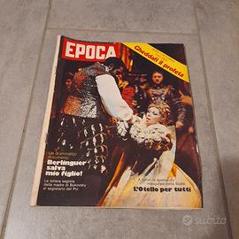 RIVISTA " EPOCA " N.1367 DEL 15-12-1976 (OTELLO)