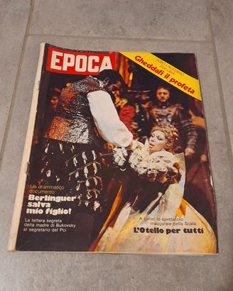 RIVISTA " EPOCA " N.1367 DEL 15-12-1976 (OTELLO)