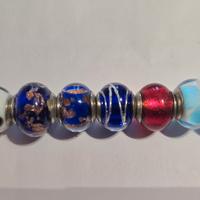 Charms originali in vetro di Murano e Argento 