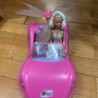 Barbie + winx macchina