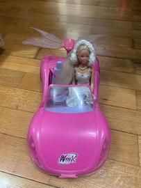 Barbie + winx macchina