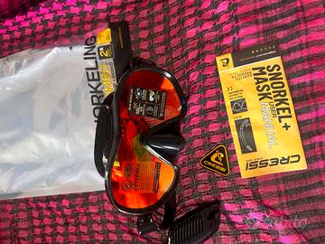 Set Snorkeling Cressi F-Dual & Supernova Dr