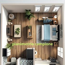 Open space con balcone a 650 euro - MI