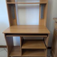 mobiletto per pc 2 con mensole estraibili