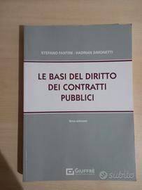 libro le basi del diritto dei contratti pubblici