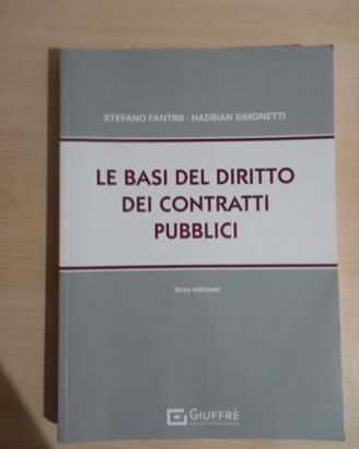 libro le basi del diritto dei contratti pubblici
