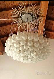 Lampadario Zero 4 Milano Nuvola in vetro di Murano