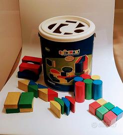 Spielmaus blocchi di costruzione in faggio 30 pz