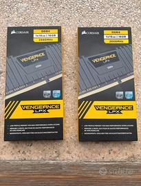 Ram corsair ddr4 1x16gb tot 32gb