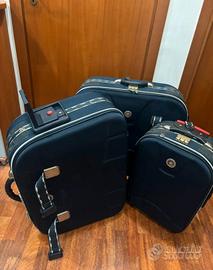 set di valigie blu prestige