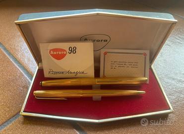 Set Aurora 98 placcato oro 22kt vintage