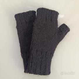 Guanti senza dita neri