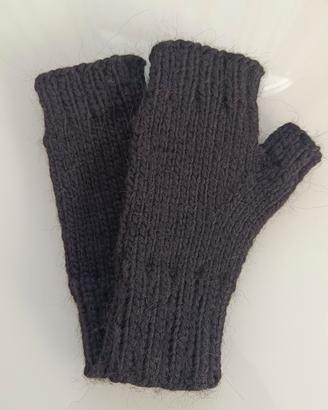 Guanti senza dita neri