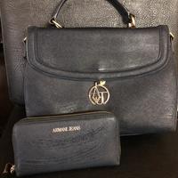 2 BORSE ARMANI jeans e portafoglio
