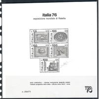 FOGLIETTO PUBBLICITARIO ITALIA 1976 2 LINEE DI REG