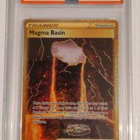 Pokemon PSA 10 Magma Basin 185/172 Astri Lucenti E