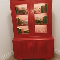 Mobile Vetrinetta Armadio Libreria portabiancheria