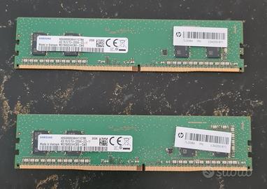 Memoria ram 8gb 2x4gb samsung pc