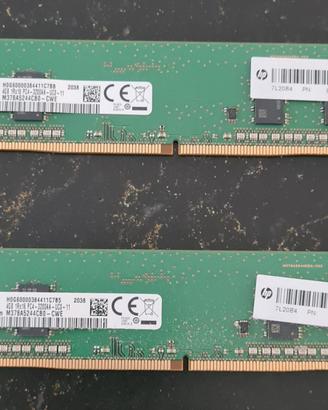 Memoria ram 8gb 2x4gb samsung pc