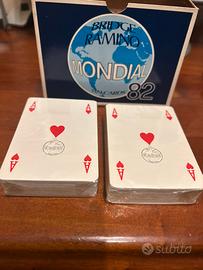 Carte poker Mondial del 1982 carte introvabili