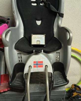 seggiolino bicicletta posteriore