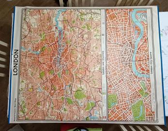 Carta scolastica Londra, 1970, 138x109