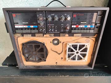 RADIOLONE A CASSETTA PHILIPS VINTAGE PER KARAOKE