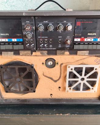 RADIOLONE A CASSETTA PHILIPS VINTAGE PER KARAOKE