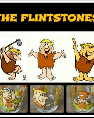 BICCHIERE (NUTELLA) BARNEY THE FLINTSTONES 