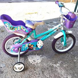 bici bimba delle frozen 3/7 anni in perffette cond