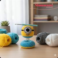 pupazzi a molla per cruscotto auto all'uncinetto 