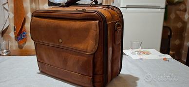 borsa porta PC in pelle Piquadro Nicolai