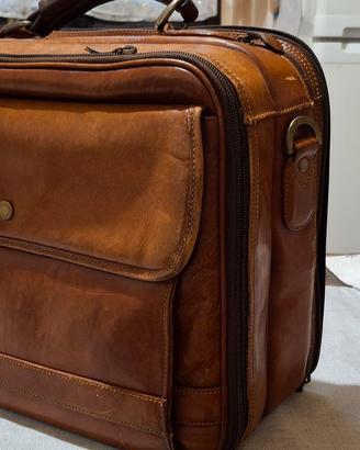 borsa porta PC in pelle Piquadro Nicolai