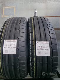 2 pneumatici dunlop 245/45 r19 98y cu010183