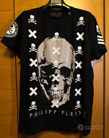 T-shirt maglietta uomo Philipp Plein teschio nuova