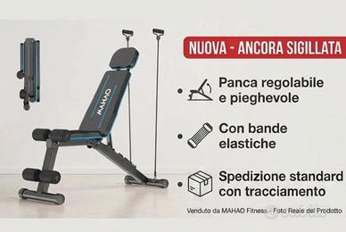 Panca da Palestra Regolabile e Pieghevole - Nuova 