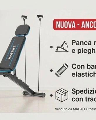 Panca da Palestra Regolabile e Pieghevole - Nuova 