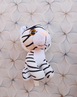 peluche tigre bianca a righe nere